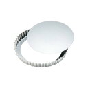 タイガークラウン(Tiger Crown) タルト型 シルバー 182×25mm セパトTARTPAN 18cm スチール クロームメッキ パイ皿 底取れ式 980