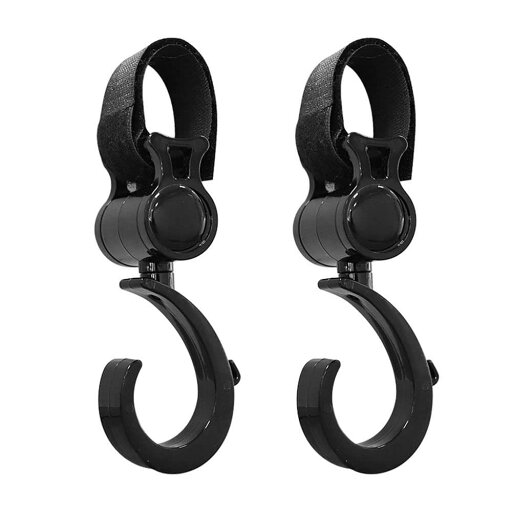 Natiform ベビーカー 荷物 フック 2個セット 便利グッズ ホルダー ペットカート フック アクセサリー 耐荷重20kg ベビーカー フック 360度回転 マジックテープ付き s字フック Natiform ベビーカー 荷物 フック 2個セット 便利グッズ ホルダー ペットカート フック アクセサリー 耐荷重20kg ベビーカー フック 360度回転 マジックテープ付き s字フック