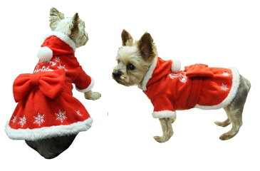 doggy shake クリスマスガールコート XM