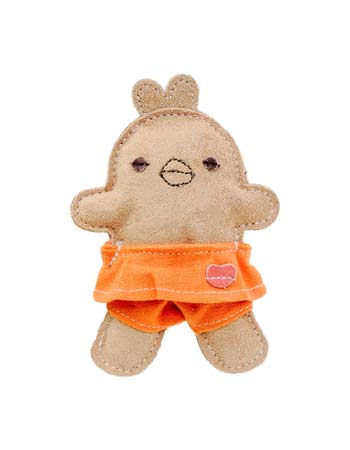 ペッツルート　革ラブファミリー　ぴよこ　イエロー　【　送料220円・メール便指定・単品発送時　】　犬　おもちゃ　玩具　牛革　コットンのサムネイル