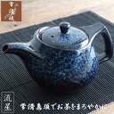 急須 おしゃれ 常滑焼 お茶が美味しくなる ティーポット 日本製 きゅうす 綺麗 きれい 茶こし付き カフェポット 茶器 とこなめ 左利き 陶器 ブルー 青 ネイビー 藍釉 ギフト 贈り物 プレゼント
