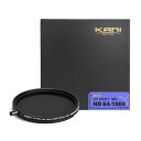 KANI 67mm 可変NDフィルター HT PRO+ MC ND64-1000 減光効果最大10絞り分 着脱式調整用ノブ付 高濃度時X状ムラ抑制 低反射 撥水 撥油 防汚 ナノコーティング 809438