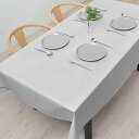 スタイルデコール(STYLE Decor) テーブルクロス ラミネート ビニール 防水 北欧 おしゃれ 120cm×150cm フロストグレイ スタイルデコール...