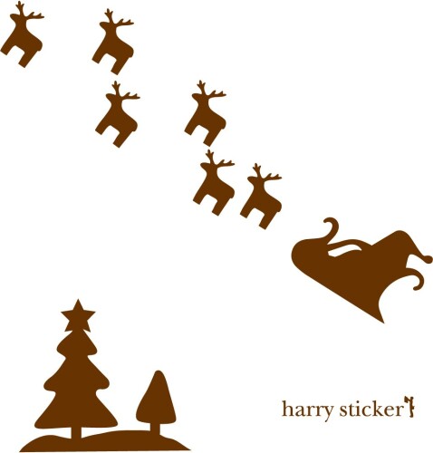 HARRY STICKER NX}X EH[XebJ[ \Ă͂ ]ʎ q̂߂ uE L 45~100cm AHST0584BRW100