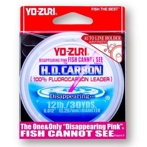 YO-ZURI(ヨーヅリ) フロロカーボンライン H.D.カーボン フロロリーダー 30YDS12Lbs カラー:ピンク 100%フロロカーボン 耐摩耗性、耐衝撃性に優れる カラー:ピンク 長さ:30YDS 標準直径:0.297mm 長時間使用でもクリアな状態を保つ 商品コード20080485000商品名YO-ZURI(ヨーヅリ) フロロカーボンライン H.D.カーボン フロロリーダー 30YDS12Lbs カラー:ピンク型番HD12LB-DPサイズ12lbs.カラーピンク※他モールでも併売しているため、タイミングによって在庫切れの可能性がございます。その際は、別途ご連絡させていただきます。※他モールでも併売しているため、タイミングによって在庫切れの可能性がございます。その際は、別途ご連絡させていただきます。