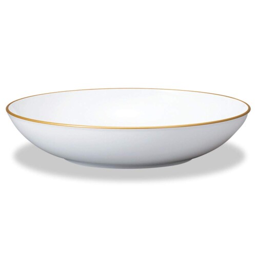 ミタニ 山中漆器 大皿 ホワイト 24cm 山中塗 ホワイト&ゴールド 和洋 皿 L M17334-5