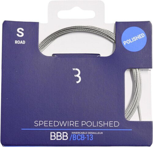 BBB(ビービービー) シフトインナーケーブル ゴールド 1.1mm×2350mm スピードワイヤー (ポリッシュ仕様) シマノ/スラム対応 BCB-13