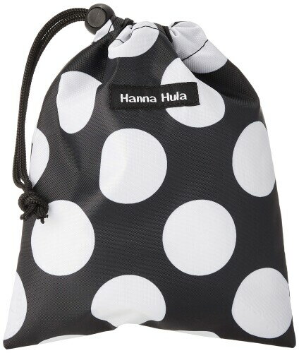 Hanna Hula 消臭巾着 Sサイズ 抗菌 ブラックドット CDS-13-S Hanna Hula 消臭巾着 Sサイズ 抗菌 ブラックドット CDS-13-S