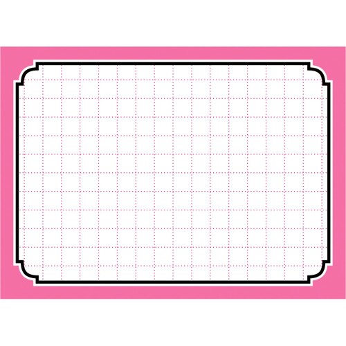 Other - タカ印 ポップ用紙 16-4272 ピンク枠 小 50枚