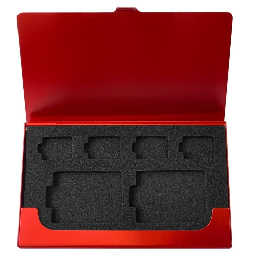 ナカバヤシ Digio2 メモリーカードケース アルミ SDカード 2枚 ・ microSDカード 4...