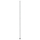 ドウシシャ ルミナス スチールラックパーツ 基本ポール 支柱 高さ90.5cm 1本 ポール径19mm アジャスター付き 19P090 可愛い おしゃれ スリム ラック diy 防錆加工 サビに強い 頑丈 業務用 組立