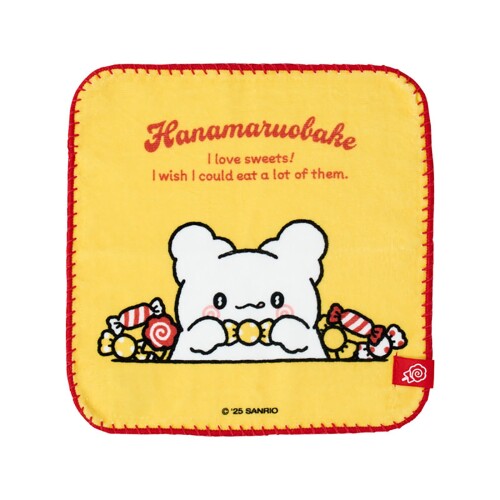 サンリオ(SANRIO) プチタオル（あまいものだいすき） はなまるおばけ 綿100% 485292 本体サイズ:約幅25×奥行0.3×高さ25cm。主な材料・原料:綿100% 織ネームつき。 (C) 2025 SANRIO CO., LTD.　著作 株式会社サンリオ 商品紹介 はなまるおばけ あまいものだいすきデザインシリーズ。大好きなあまいものに囲まれたまるまるがとってもうれしそう。ハンドステッチ風の縁取りがアクセント。 安全警告 最初若干色落ちすることがありますので初めのうちは必ず単独でお洗いください。/漂白剤は使わないでください。/タンブラー乾燥はお避けください。 商品コード20077739013商品名サンリオ(SANRIO) プチタオル（あまいものだいすき） はなまるおばけ 綿100% 485292型番485292サイズ幅25cm x 高さ25cmカラープチタオル※他モールでも併売しているため、タイミングによって在庫切れの可能性がございます。その際は、別途ご連絡させていただきます。※他モールでも併売しているため、タイミングによって在庫切れの可能性がございます。その際は、別途ご連絡させていただきます。