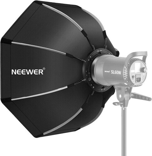 Neewer 65cm/26inch八角形ソフトボックス 折りたたみ式 ボーエンズマウントスピー...