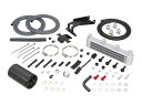 キタコ(KITACO) スーパーオイルクーラーキット (3段) オイルキャッチタンク付き (ブラック) モンキー125(JB02) 360-1300150