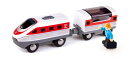 Hape(ハペ) 電池で走る特急電車セット 11×5×4cm 3才以上 木製 おままごと おもちゃ E3774|詳細画像