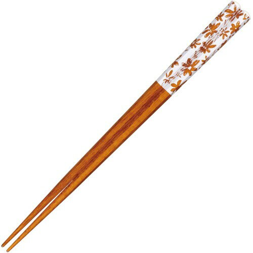 PINGTO 「 Lala ララ 」 箸 大人 長い 食洗機対応 六角 花 23cm 日本製 H-06804