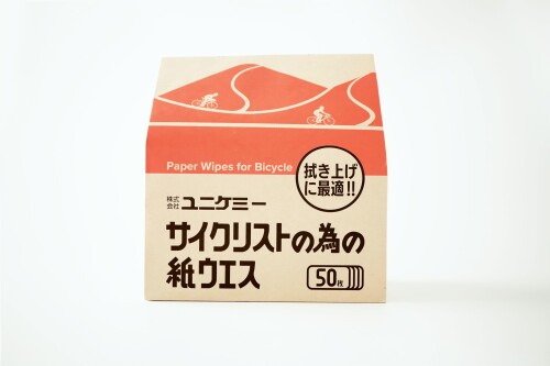 ユニケミー サイクリストの為の紙ウエス レギュラーサイズ 50枚入り