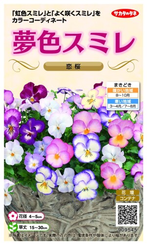 サカタのタネ 実咲花 夢色スミレ 恋桜