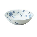 大東亜窯業 花唐草(ブルー) 15.5cm煮物鉢 AM-HKAYU5L