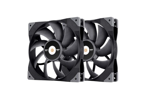 Thermaltake TOUGHFAN 14 2本セット PCケースファン 140mm CL-F085-PL14BL-A FN1522 デスクトップ対応