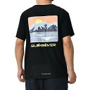 (クイックシルバー) ラッシュガード M&WDREAM CAVES SS メンズ BLK S(4)