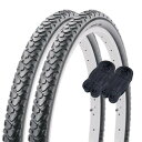シンコー 20インチ 自転車 タイヤ チューブ 各2本セット ペア巻 オフロードタイヤ 20×1.75 ブラック H/E SR046 60078