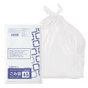 紺屋商事(Konya Corporation) ゴミ袋 白色半透明 45L×100枚 リサイクル原料使用 厚さ0.012mm 横65cm 縦80cm 乳白半透明(3)