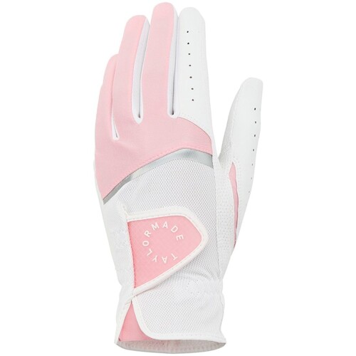 TAYLORMADE GOLF(テーラーメイドゴルフ) T-ICE レディ 4.0 グローブ シングル ホワイト/ピンク サイズ : 19cm レディース ゴルフ用グローブ TL940 26SS サイズ : 19cm 素材:甲部:ポリエステル・ポリエステル　ポリウレタン・合成皮革 / 平部:合成皮革 原産国:インドネシア 甲側に接触冷感、UPF50+の伸縮ニットと、遮熱、UPF50+、吸水速乾のメッシュを使用。平側に通気性に優れたパンチング合成皮革を使用。あて布付きで耐久性アップ。日焼け防止のため裾部分を長くし、スリット部にカーテンを付けています。涼し気な見た目のスケルトンロゴを採用。 商品コード20082201041商品名TAYLORMADE GOLF(テーラーメイドゴルフ) T-ICE レディ 4.0 グローブ シングル ホワイト/ピンク サイズ : 19cm レディース ゴルフ用グローブ TL940 26SSカラーホワイト/ピンク※他モールでも併売しているため、タイミングによって在庫切れの可能性がございます。その際は、別途ご連絡させていただきます。※他モールでも併売しているため、タイミングによって在庫切れの可能性がございます。その際は、別途ご連絡させていただきます。