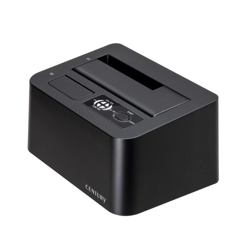 センチュリー　裸族のお立ち台DJ MIX　M.2 NVMe SSD ＆ SATA HDD/SSD コピー機能搭載USB3.2 Gen2クレードル　CROSN2U32CP_FP