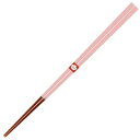 テーブルウェアイースト 箸 にっぽん伝統色 23cm 四角形 桃花色(ももいろ) ka-005-04