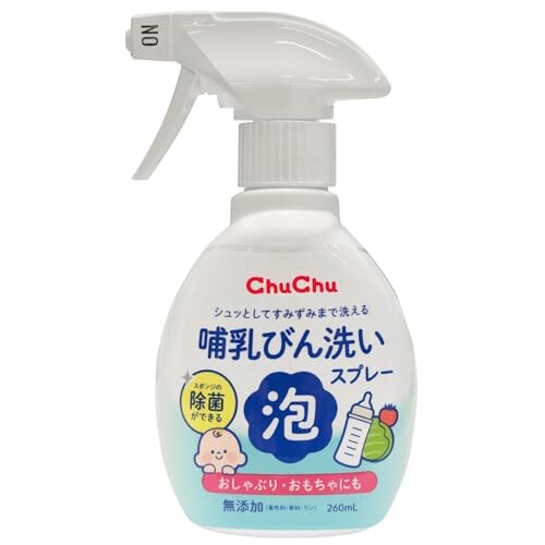 チュチュベビー 哺乳びん洗いスプレー 260mL 無添加 おしゃぶり・おもちゃにも チュチュベビー 哺乳びん洗いスプレー 260mL 無添加 おしゃぶり・おもちゃにも