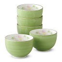 ランチャン(Ranchant) 仙茶揃 グリーン Φ8.8x5.5(cm) 若草山茶花 有田焼 日本製