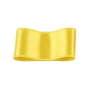 RibbonBon シルクダブルサテンリボン #075 イエロー 36mm幅 巻(30m) 9サイズ50色展開