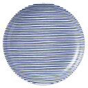 光洋陶器 細縞 丸皿 15cm 青 52281008