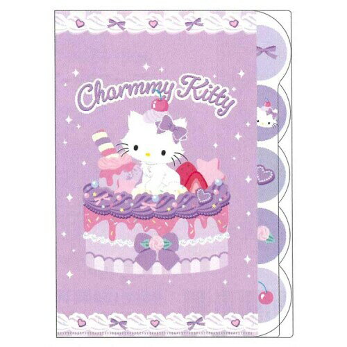 Sun-Star Stationery Charmy Kitty Sanrio Characters Goods Clear File A4 Size 5 Pockets Charmy Kitty S2175789