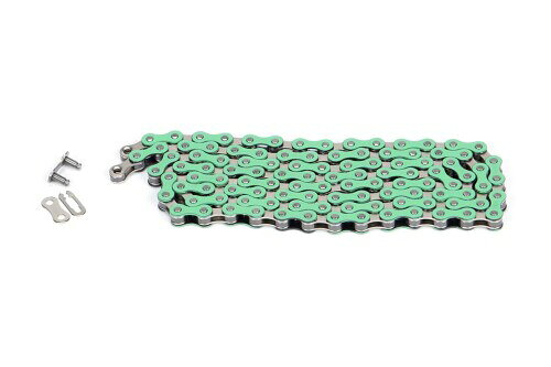 HOW I ROLL - BICYCLE CHAIN - 1/2 x 1/8 ,110L - GREEN/自転車 シングルスピード用 カラーチェーン