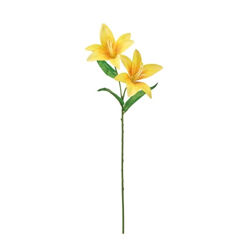 東京堂(Tokyodo) 造花 コリーヌリリー #004イエロー 花径13×L60×W20cm 1入 FM000510-004