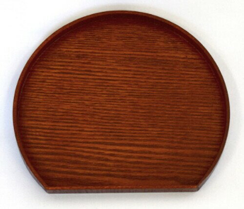 かのりゅう 木製半月皿 摺り JA21-21-17s