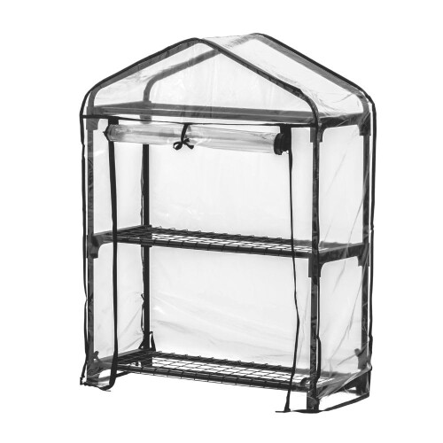 武田コーポレーション ブラック 70×30×94cm 奥行スリム温室2段用カバー AS-OYSMOCV2