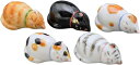 京焼 清水焼 箸置きマルチ 2×3.5cm 紫泉窯(化粧箱入) ひだまり猫 HHN639 セット