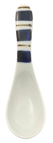 有田焼 皓洋窯 レンゲ 呉須錆十草 348152