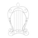 福井金属工芸(Fukuikinzokukogei) アイアンイーゼル IRON EASEL 6590-SSW サイズ・色・デザイン自由に ホワイト