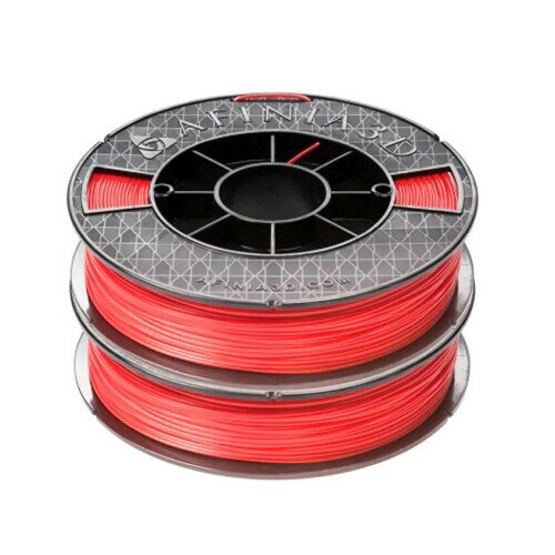 AFINIA(アフィニア) 3Dプリンター用フィラメント 1.75mm 純正プレミアムABSフィラメント 赤色 レッド Red 1kg (500gx2パック)