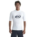 (クイックシルバー) UPF50+ 高伸縮性 半袖ラッシュガード QLY241024 WHT XL