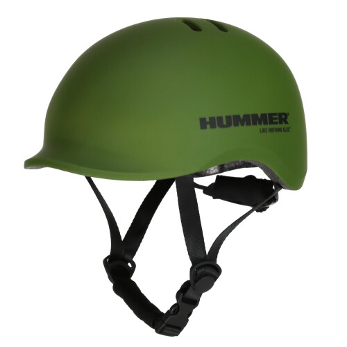 HUMMER(ハマー) KID'S用ヘルメット Sサイズ グリーン 対象年齢目安(7歳~12歳) 適応サイズ53cm以上~55cm未満 軽量250g SGマーク付き PCシェル+高密度EPS 通気性良し アジアンフィット 63978-1199