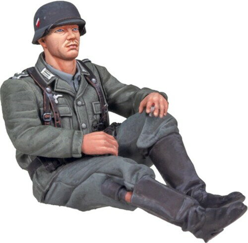 ソルモデル 1/16 WWII ドイツ KS750軍用サイドカーに乗る将校 (ソルモデル用) 3Dプリンター製キット MM884 (人物)
