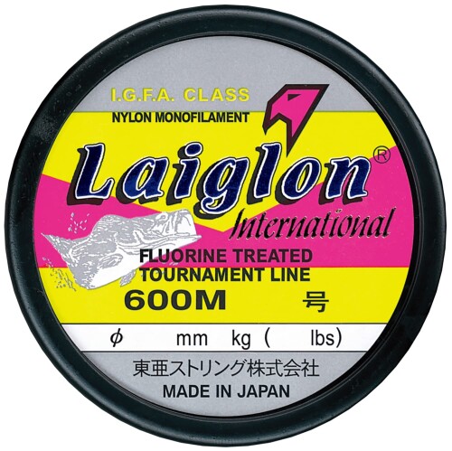 線 - レグロン(Raiglon) インターナショナル (International) 600m レモンイエロー 8号 (35LB)