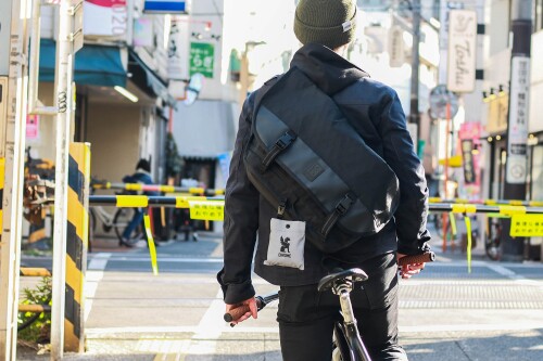 (クローム) エコバッグ SAFETY POCKET SHOULDER (現行モデル) 13L リフレクティブ仕様 パッカブル RED