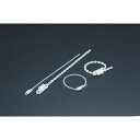 TRUSCO(トラスコ) ダブルヘッドノットタイ 4.0mm×150mm 最大結束Φ38 白 TRKTV-150E x 10 袋