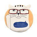 (クスグルジャパン) おもっち丸型クッション ネコザワさん